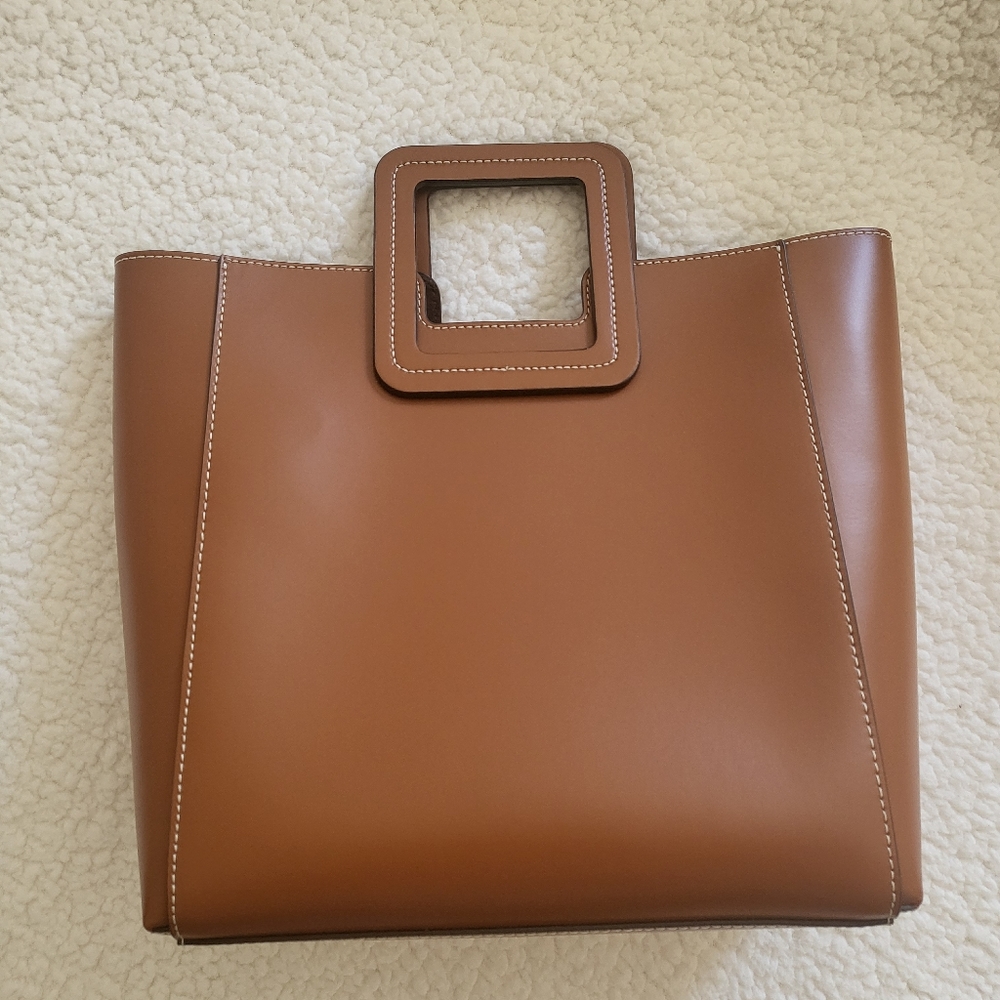 Staud Shirley leather toye